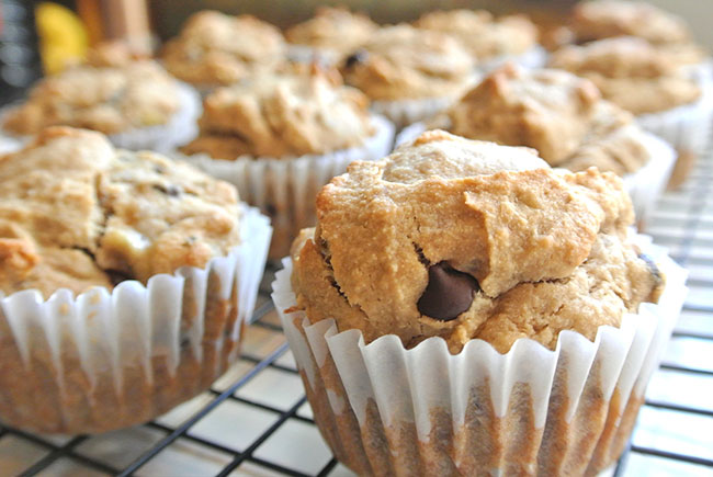 Cassava Chocolate Chip Muffins